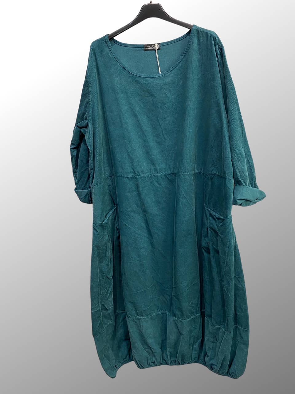 Midi Corduroy Pocketed Dress