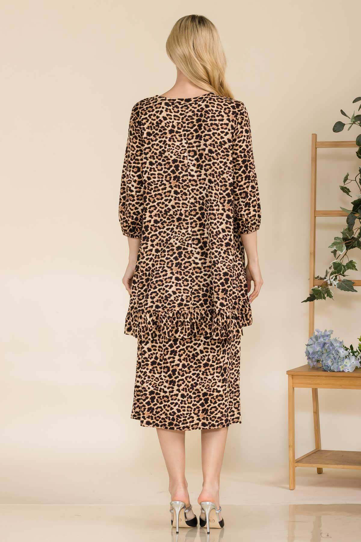 Animal Print Tunic Top