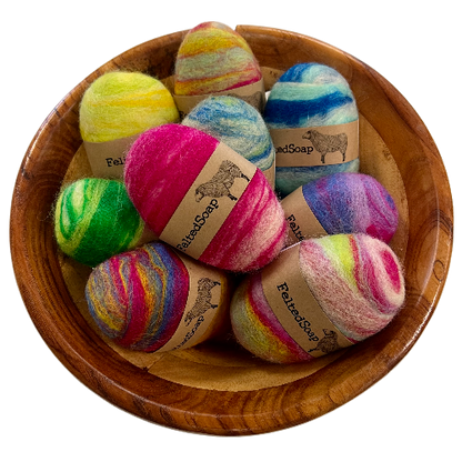 Felted Soap Multicolored