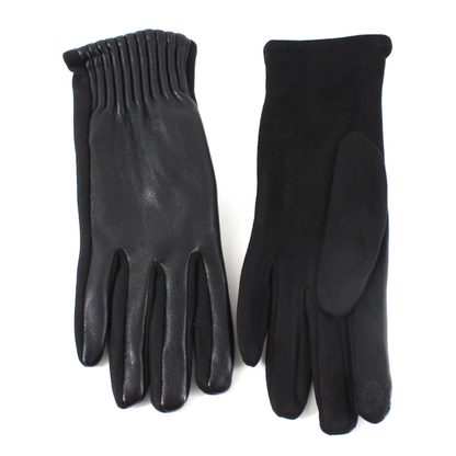 Ladies Faux Leather Gloves