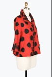 Red Dots & Scribbles Short Jacket