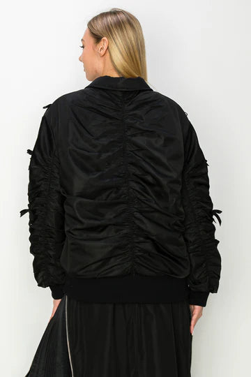 Judith Bomber Jacket with Ribbons