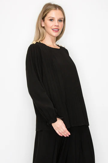 Jackie Pleated Top