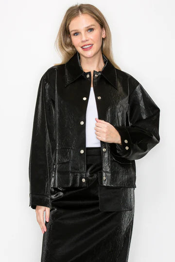 Jenna Pleather Jacket