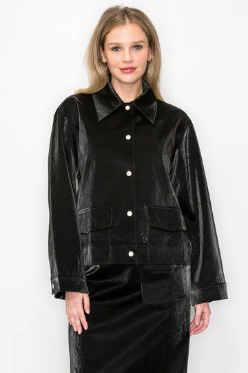 Jenna Pleather Jacket