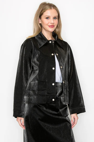 Jenna Pleather Jacket