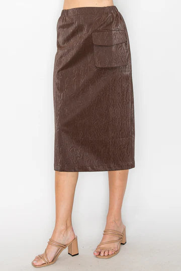 Lori Pleather Skirt