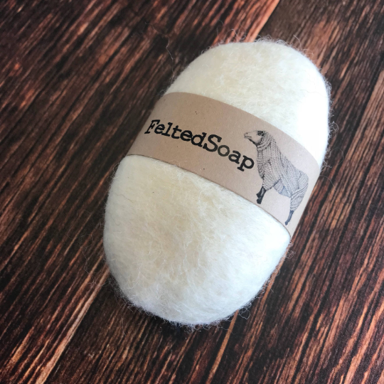 Felted Soap Natural Color