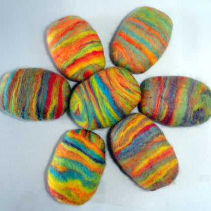 Felted Soap Multicolored