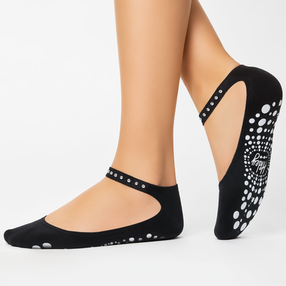 Hidey Non-Slip Bamboo Grip Socks for Women – Anti-Slip