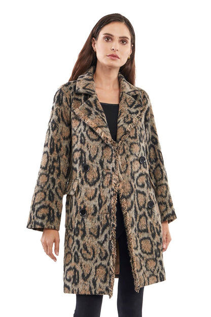 Animal Print Coat