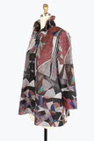 Overlay Art Button Patch Coat