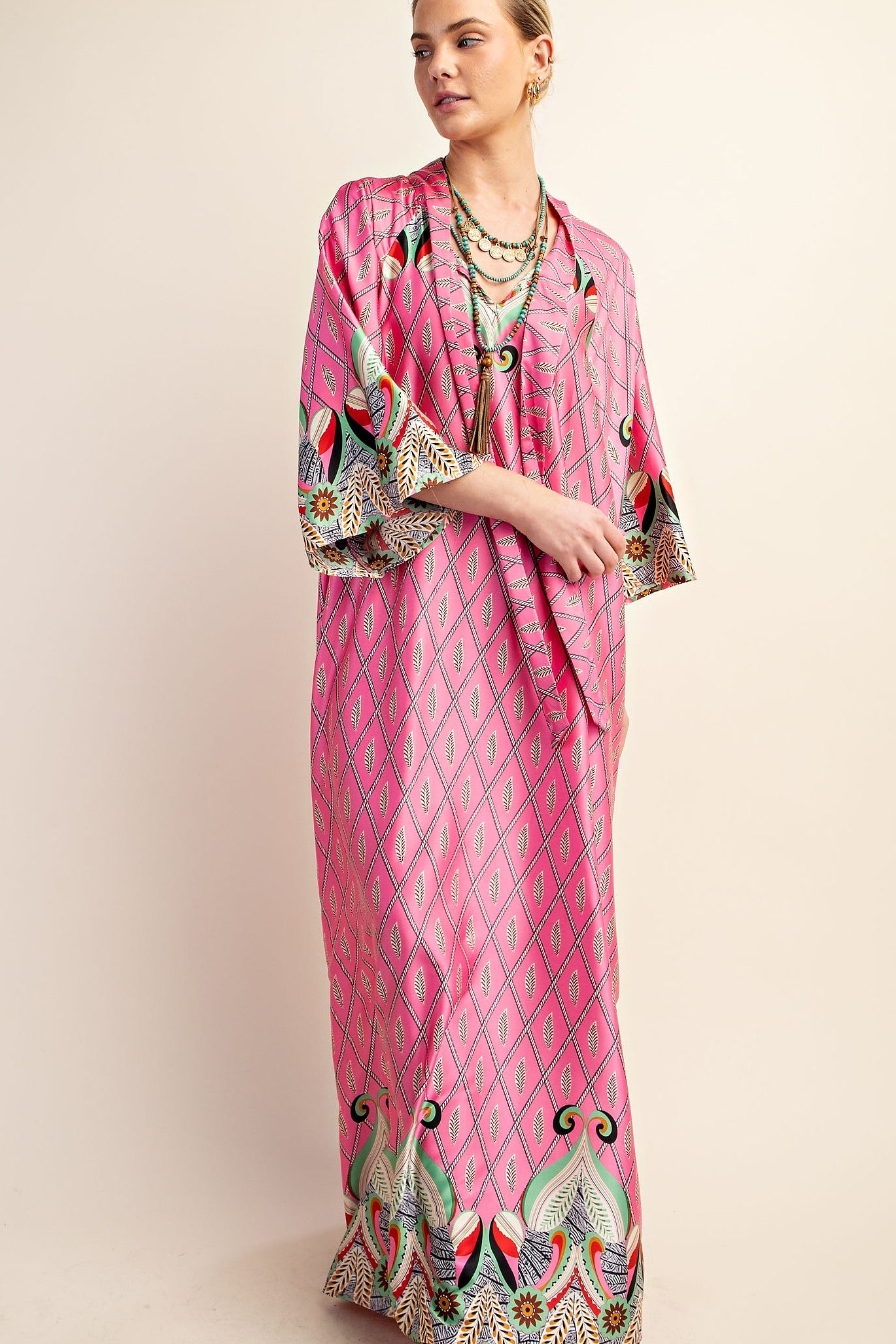 Printed Lounge Maxi Dress