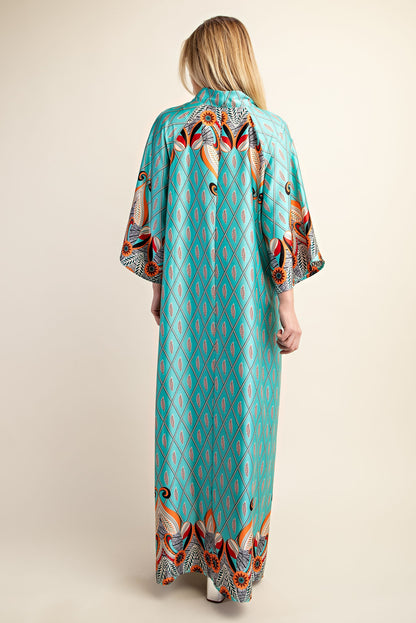 Printed Lounge Maxi Dress