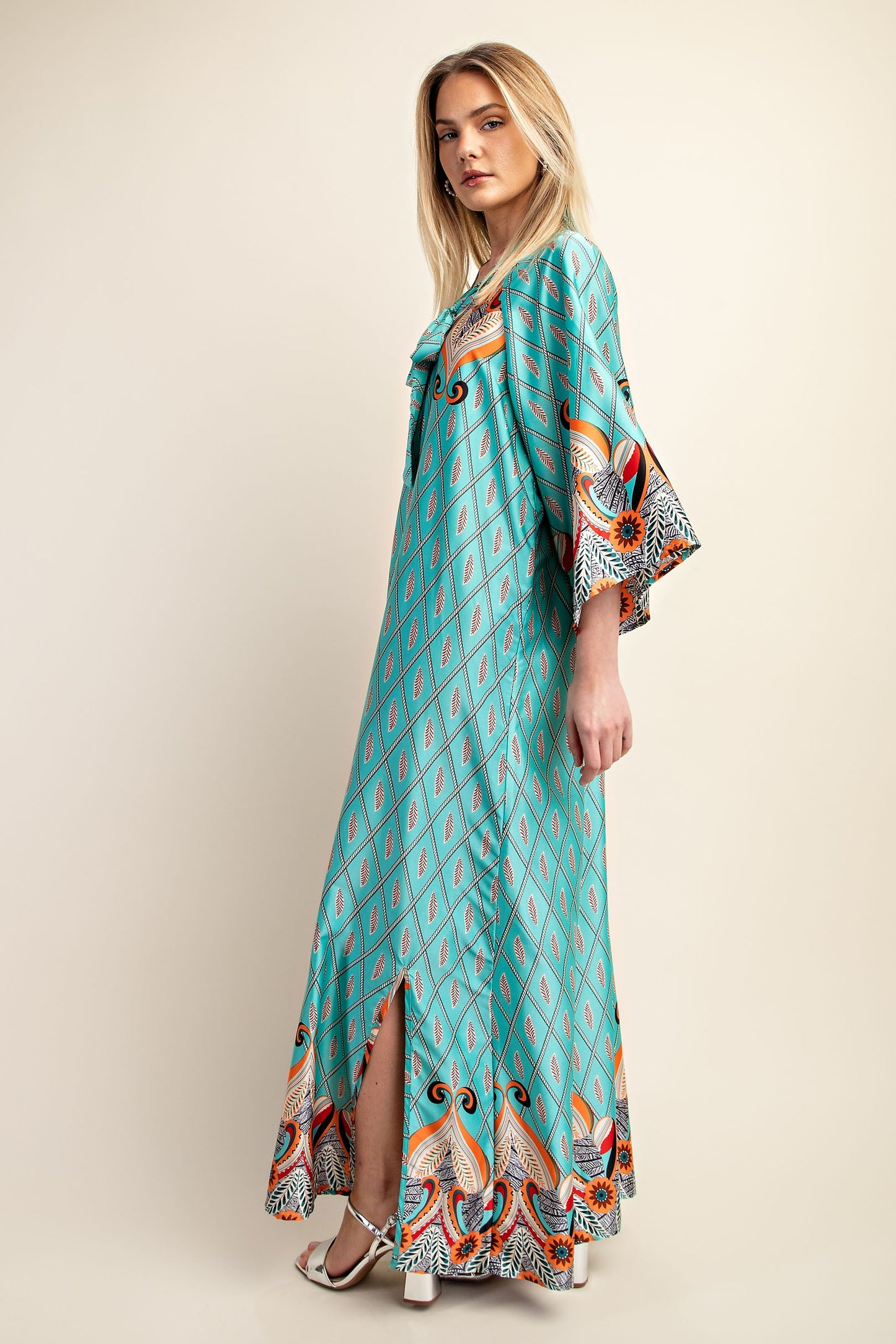 Printed Lounge Maxi Dress