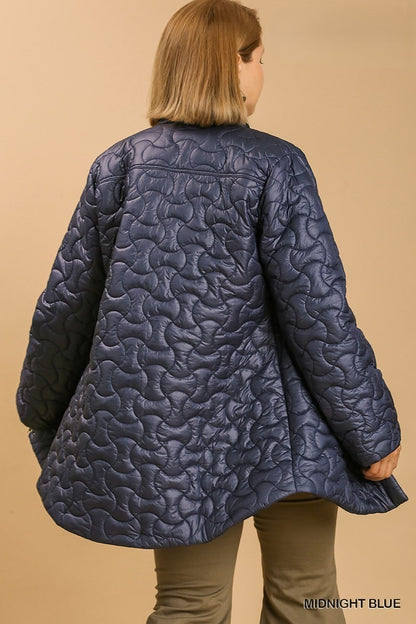 Quilted Navy Jacket