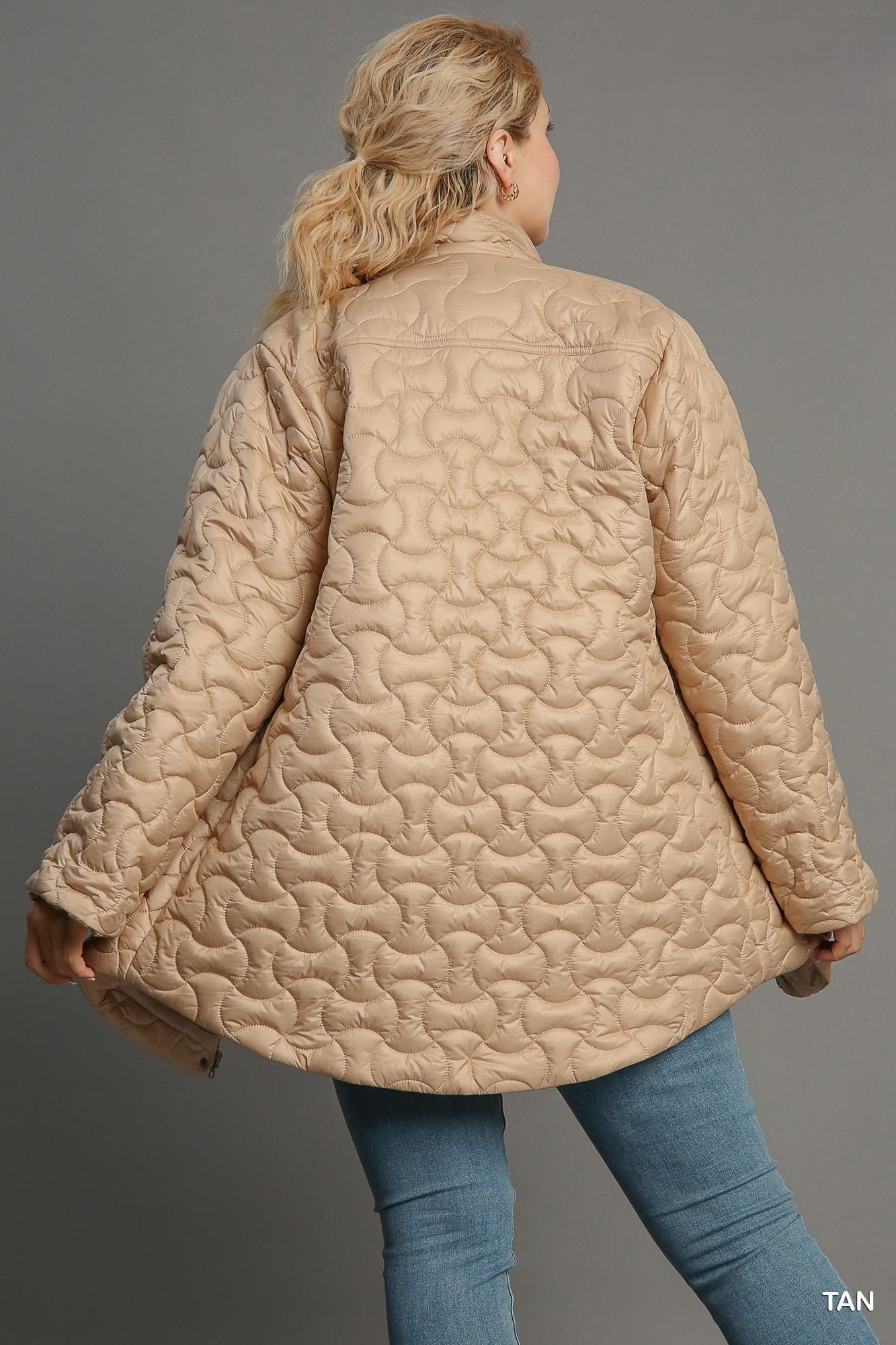 Quilted Navy Jacket